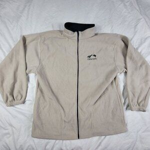 Tipsy Colorado Adults 2XL Beige Full Zip Sweatshirt Winter Warm Casual Outdoors